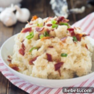Roasted Garlic and Bacon Mashed Poatoes | spicysouthernkitchen.com