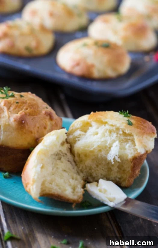 Sally Lunn Rolls - cake-like southern rolls, a beloved holiday tradition
