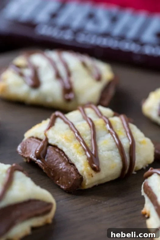 Irresistible Chocolate Croissant Cookies, a simple yet elegant dessert for any occasion
