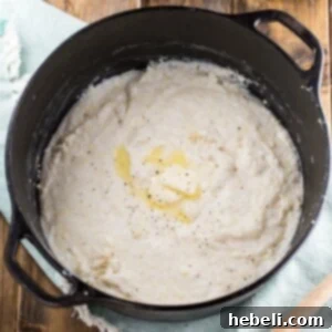 Grits A Southern Culinary Journey 5 Cream Cheese Grits - super rich and creamy, perfect for any meal.