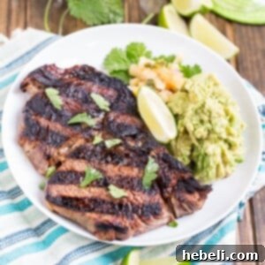 Margarita Steaks - perfectly grilled rib-eyes marinated in tequila, lime, and triple sec, ready to serve.