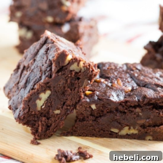 Rich Slow Cooker Triple Chocolate Brownies, a perfect set-it-and-forget-it dessert.
