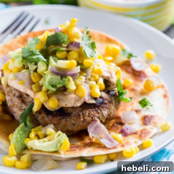 Ingredients for Avocado-Corn Salsa: corn, avocado, red onion, cilantro, and lime