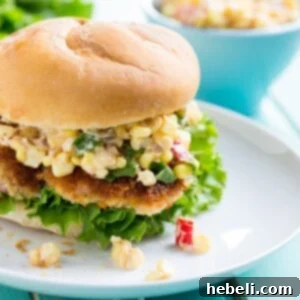 Hoosier Pork Tenderloin Sandwich 6 Indiana Pork Tenderloin Sandwich with Creamy Corn Relish