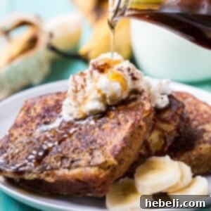 White Chocolate Banana Bread French Toast