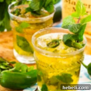 Southern Fire Julep 6 Jalapeno Mint Julep Recipe Card Image