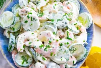 Refreshing Shrimp and Cucumber Salad with Zesty Dressing
