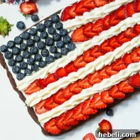 Flag Brownies make a patriotic dessert for the 4th of July.