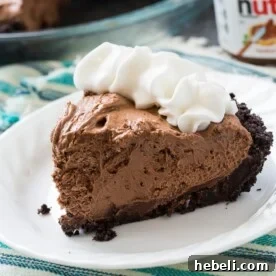No Bake Nutella Pie
