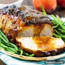 Peach Glazed Pork Roast