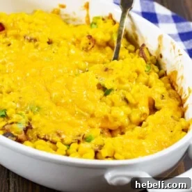 Fresh Corn Recipes to Try Before Summer Ends 27 Cheesy Corn Casserole with Bacon