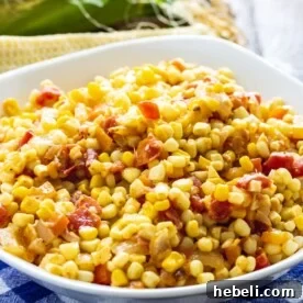 Fresh Corn Recipes to Try Before Summer Ends 8 Maque Choux in a white bowl