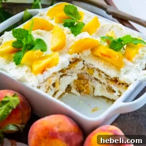 Peach Icebox Cake thumbnail