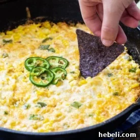 Hot Corn Dip with Jalapenos