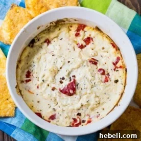 Spicy Warm Feta Cheese Dip